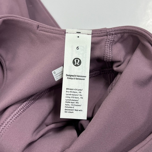 Lululemon NWT Align V-Neck Bra Lavender Lux - Picture 10 of 12